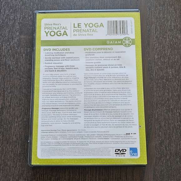 3 for $30 Shiva Rea's Prenatal Yoga DVD - Picture 3 of 5